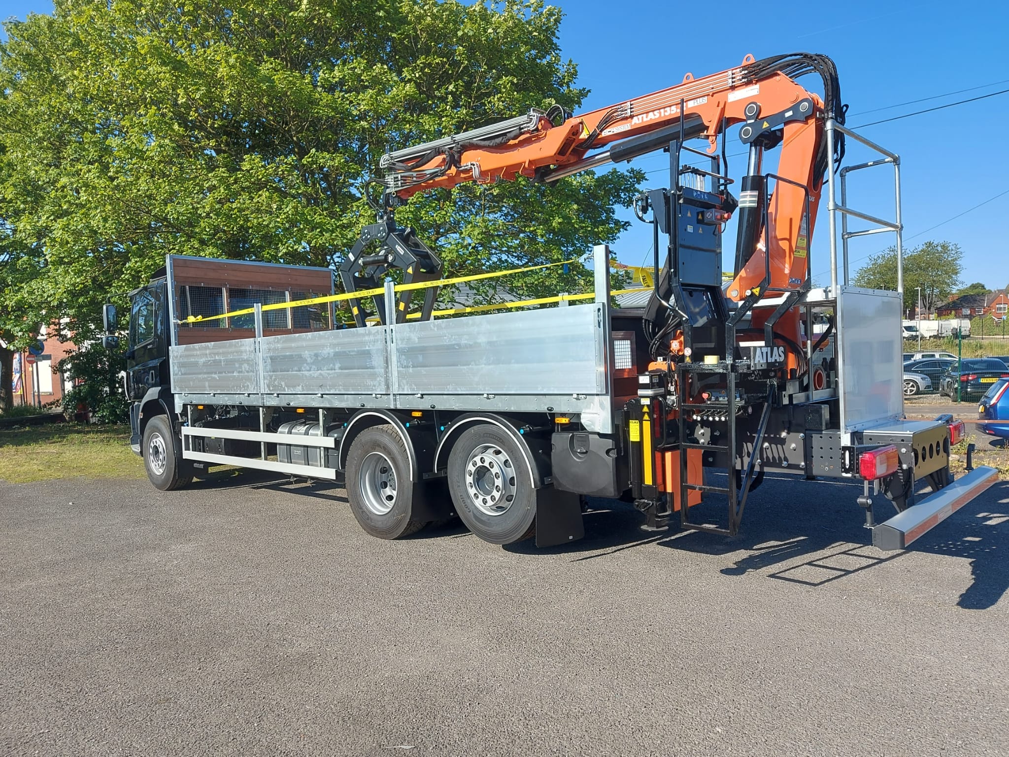 Builders Merchant Bodies - Professional multi-compartment commercial vehicle body with individual access doors