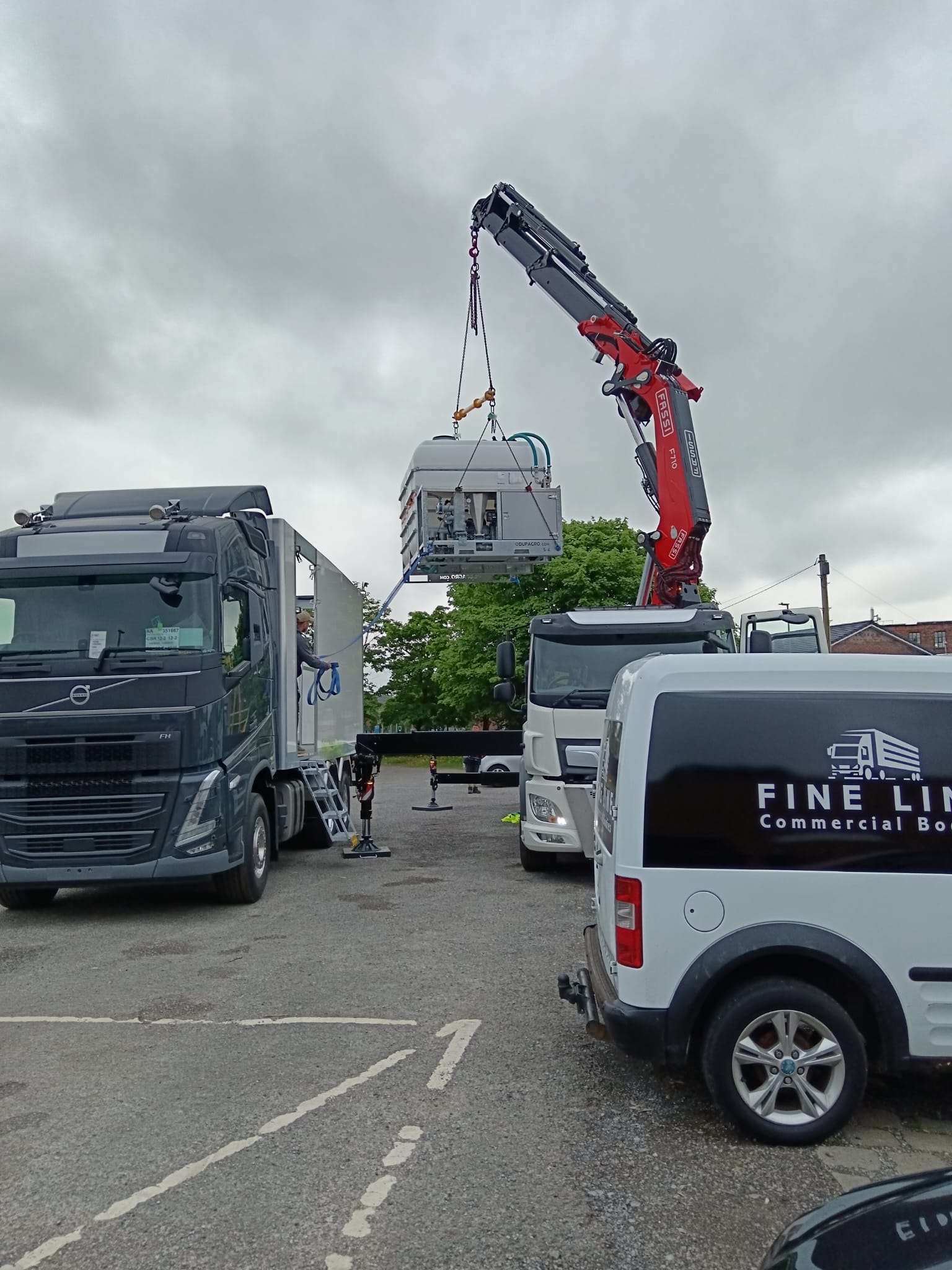 Bespoke Bodies - Professional multi-compartment commercial vehicle body with individual access doors