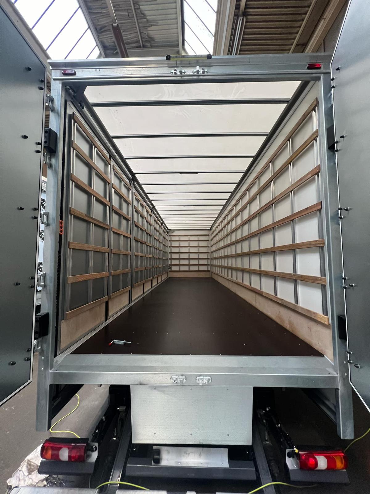 Truck Rear View with Tail Lift System